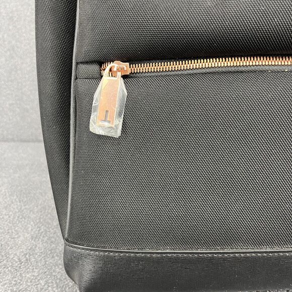 Ted Baker London Wheeled Business Case Black 28L Carry On Laptop Bag Rose Gold - Picture 9 of 16
